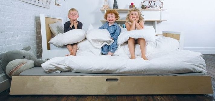 Trundle beds can be converted into guest beds from kids beds