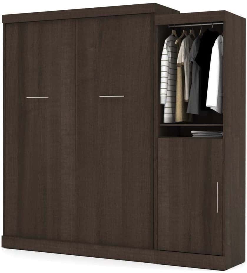 Murphy beds for exercise rooms should have plenty of storage.