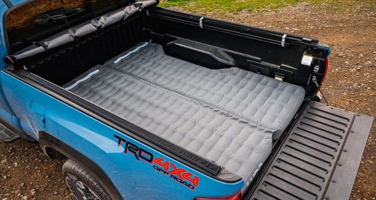 Can you sleep in the back of a pickup truck