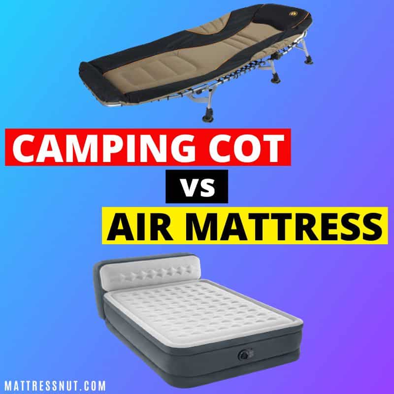 cot vs air mattress