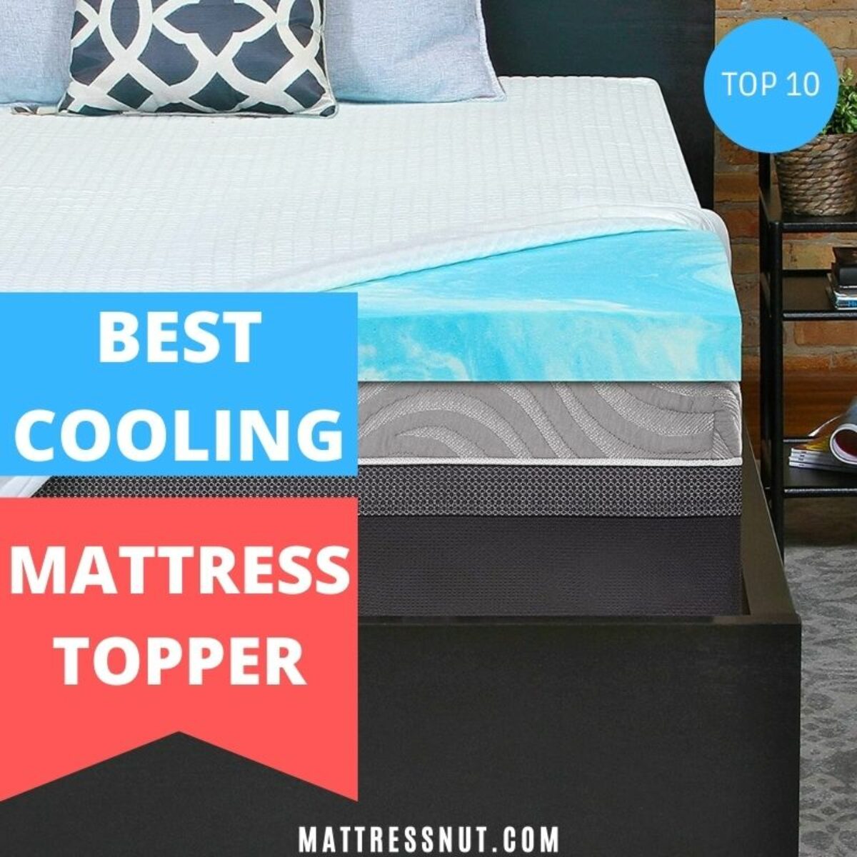 best cooling mattress topper for hot flashes