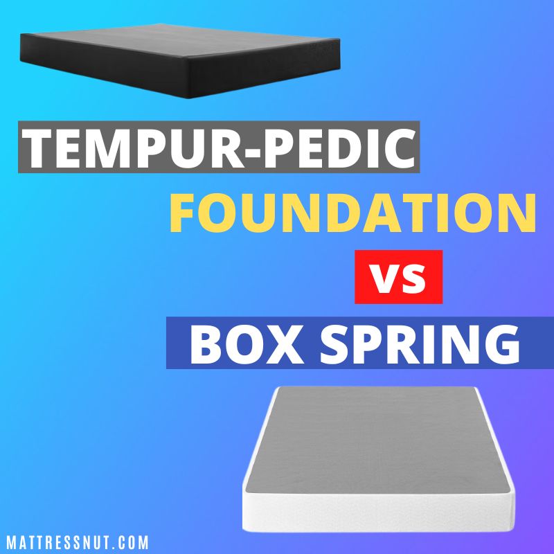 TempurPedic foundation vs Box Spring Best choice and differences