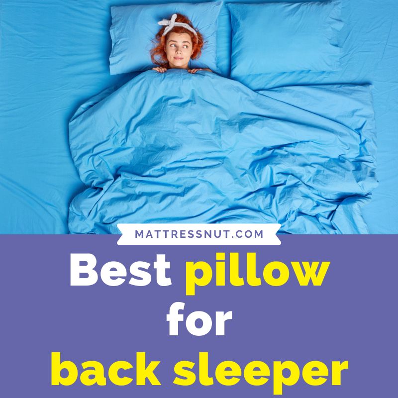 best pillow for back sleepers