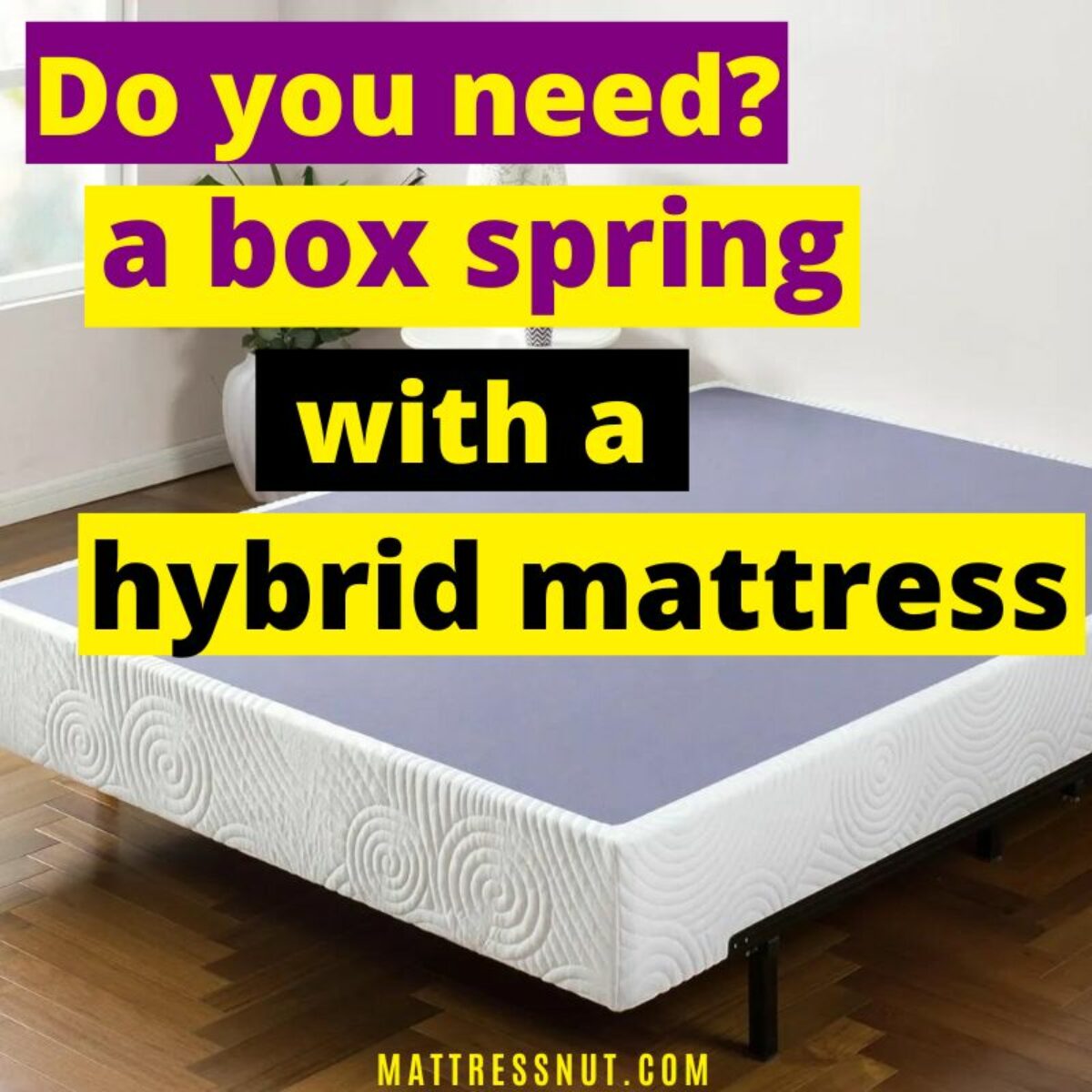 box spring for hybrid mattress