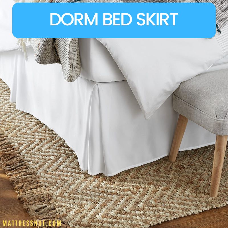 dorm bed skirt