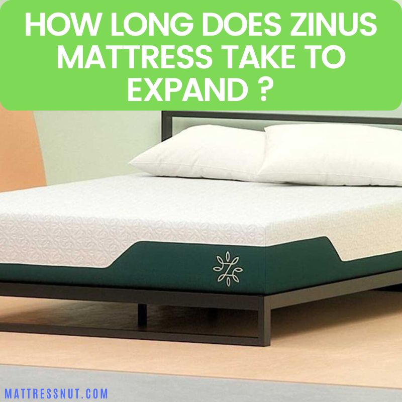 how long does Zinus mattress take to expand