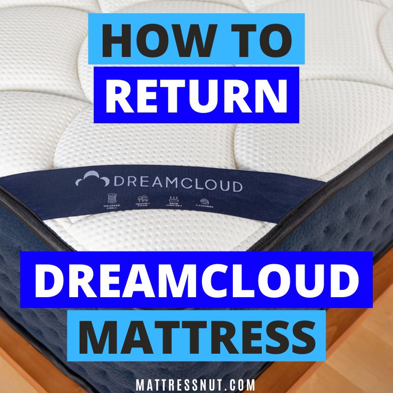 how to return dreamcloud mattress