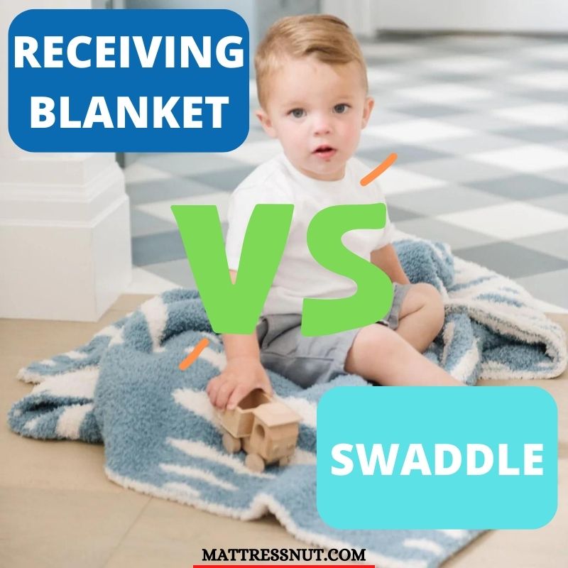 Receiving blanket vs swaddle