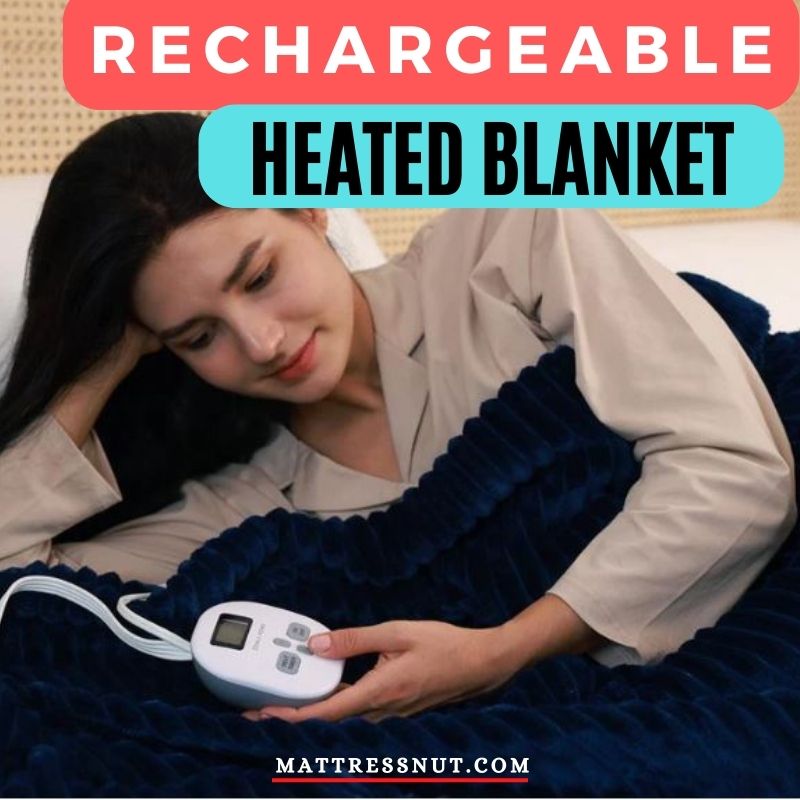 Rechargeable heated blanket