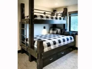 Twin over Queen Big Sky Bunks bunk bed