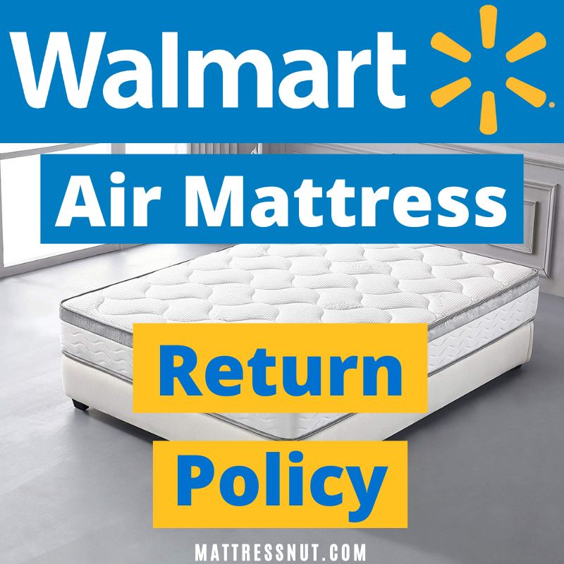 walmart air mattress return policy