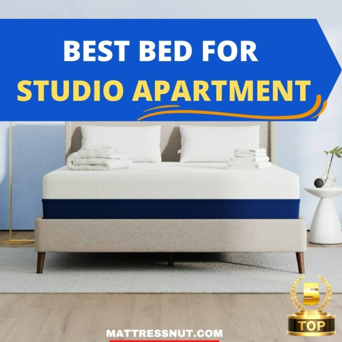 Best Bed for Studio Apartment, 5 options for a small bedroom