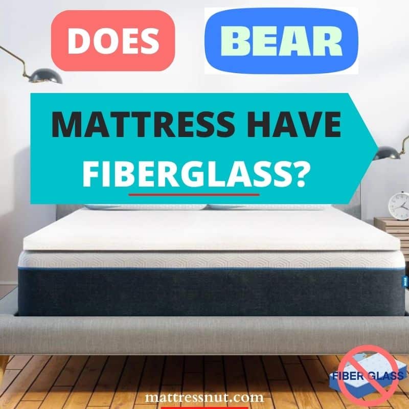 Does Bear mattress have fiberglass