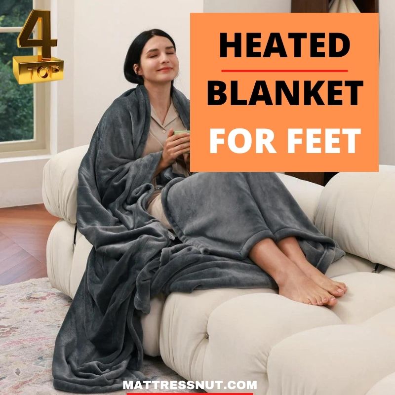 Heated blanket for feet