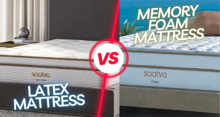 Latex vs Memory Foam Mattress comparison