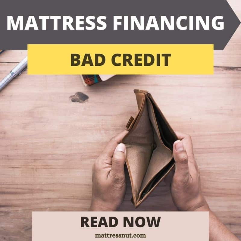 Mattress Financing Bad Credit