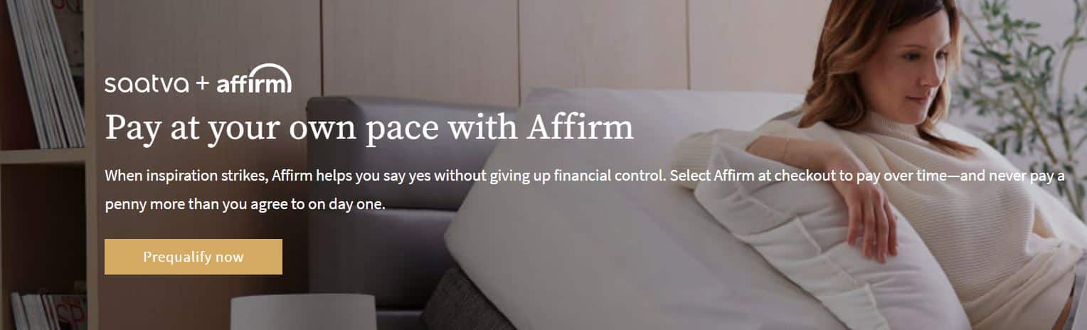 Saatva Affirm Mattress Financing