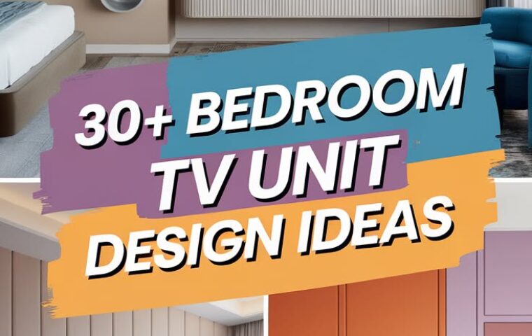 30+ Bedroom tv unit design ideas we love