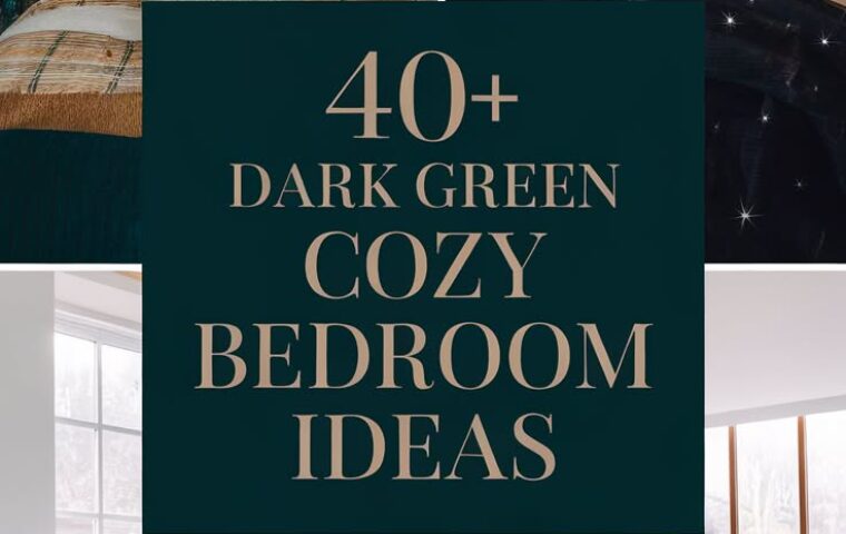 40+ Dark Green Bedroom Ideas