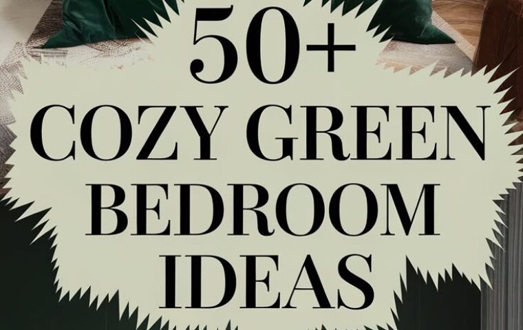 40+ Cozy Green Bedroom Ideas we love